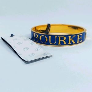 Dooney & Bourke Blue Gold Bangle Bracelet